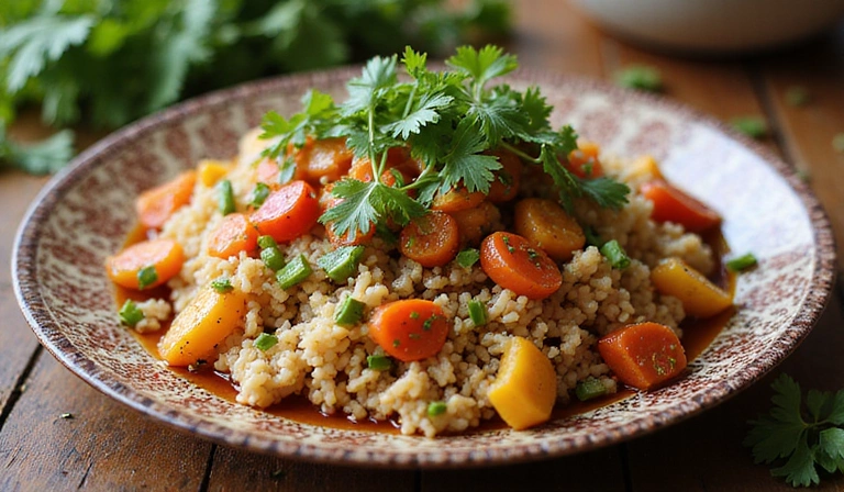 Appetizing image of a healthy Indonesian dish