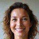 Smiling person, looking healthy and happy